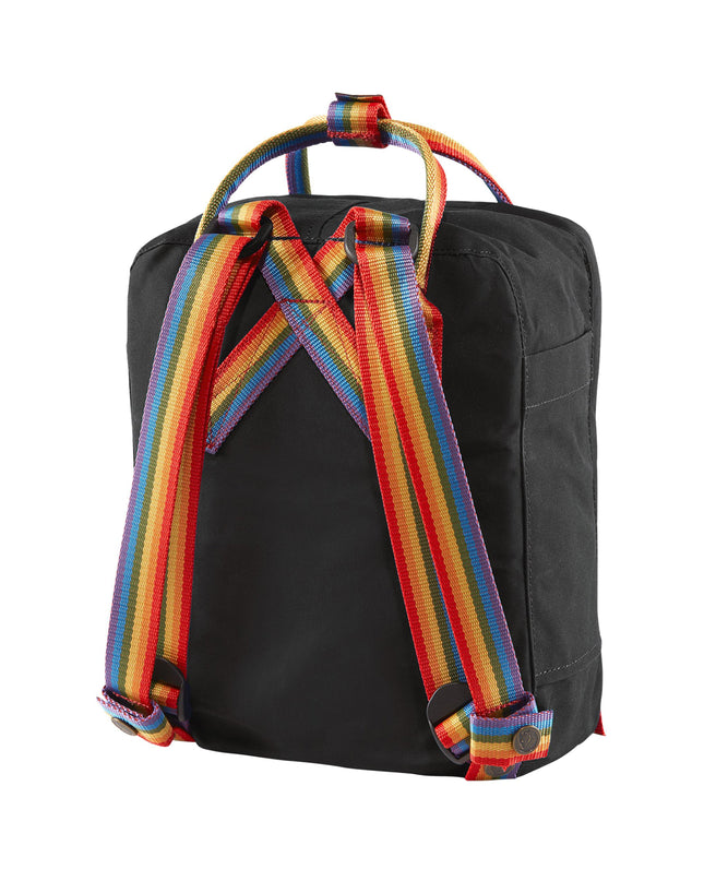 Fjallraven Kanken Mini - Negro-Arcoíris