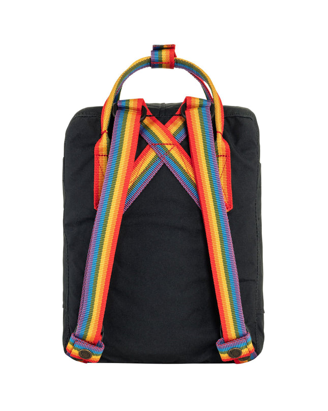 Fjallraven Kanken Mini - Negro-Arcoíris