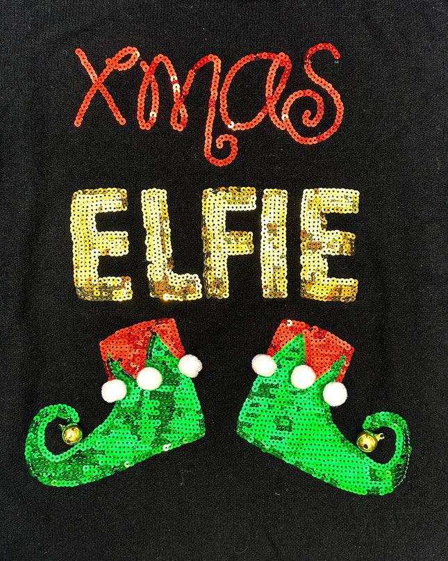Vintage Xmas Elfie Ugly Christmas Sweater for All
