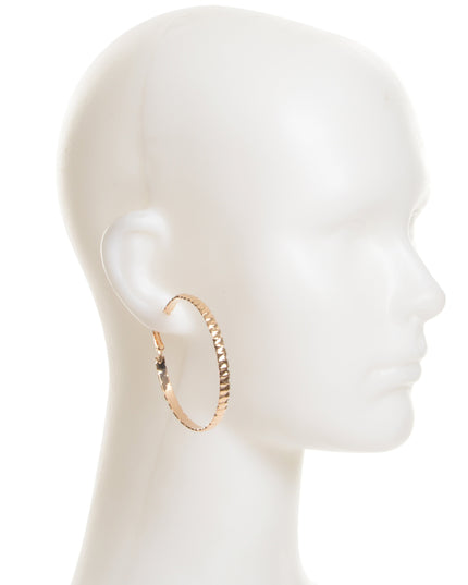 Hoop Earrings - Wavy