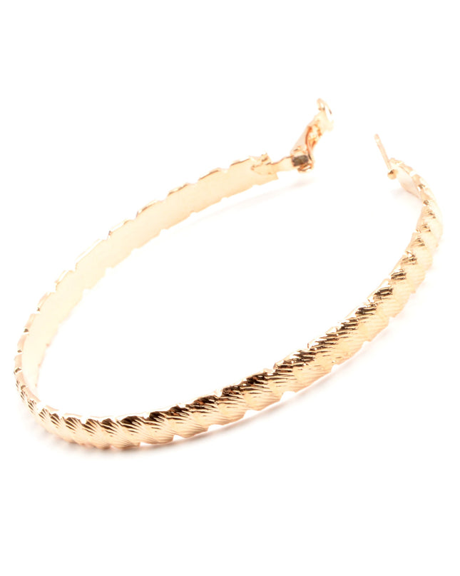 Hoop Earrings - Wavy