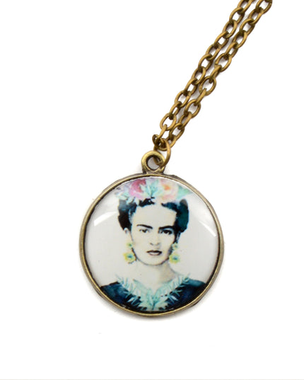 Collar de Imagen Frida Kahlo I