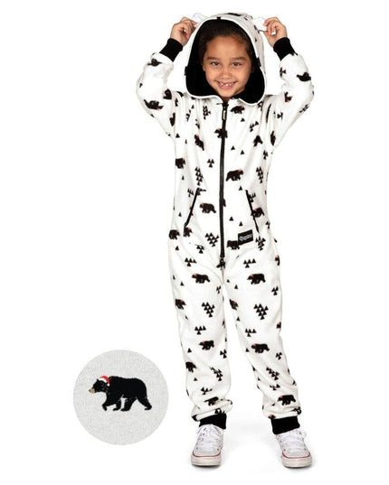 Girl's Beary Christmas Jumpsuit