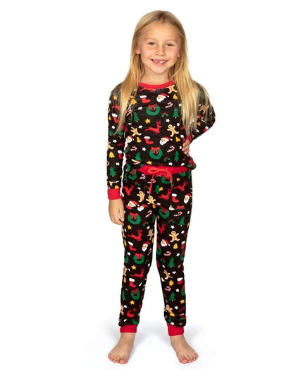 Girl's Cookie Cutter Crew Neck Pajama Set