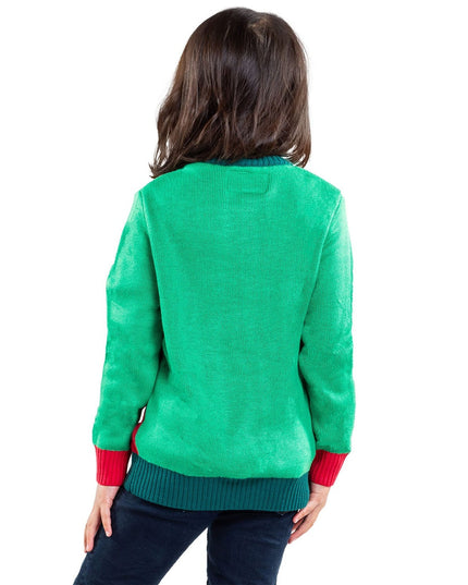 Pige Lille Gave Grimasse Juletrøje