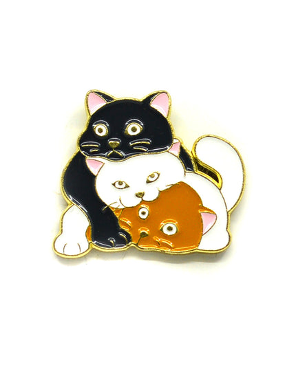 Three Cats Pin Halloween Costume Accessory
