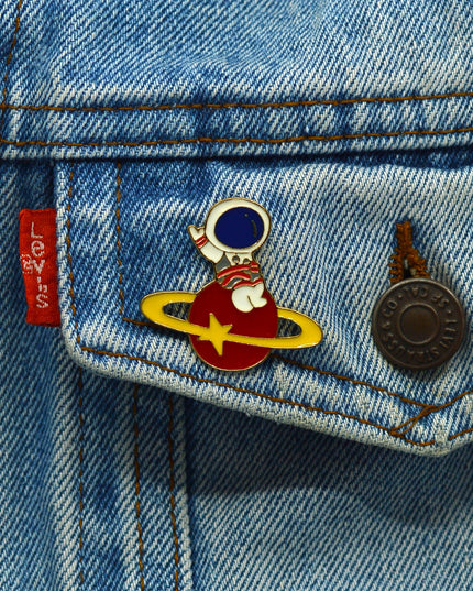 Rodeo Astronaut II Pin