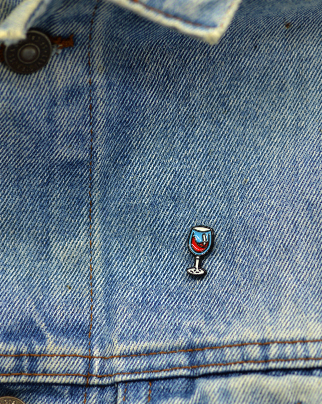 Brooch - Wine Glass