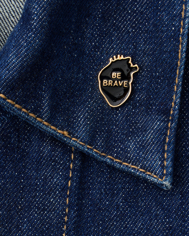 Brave Heart Badge - Ideal for Valentine's Celebrations
