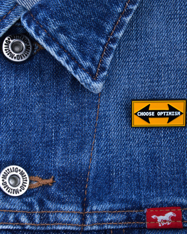 Vælg Optimisme Emalje Pin