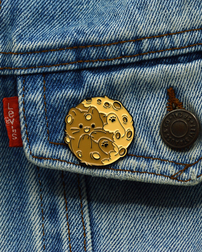 Brooch - Cat Moon Design