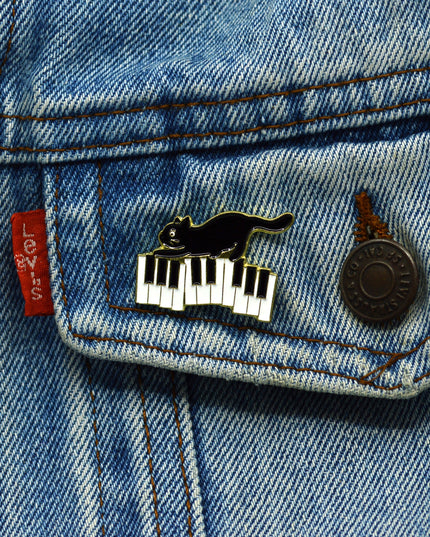 Broche Gato Piano