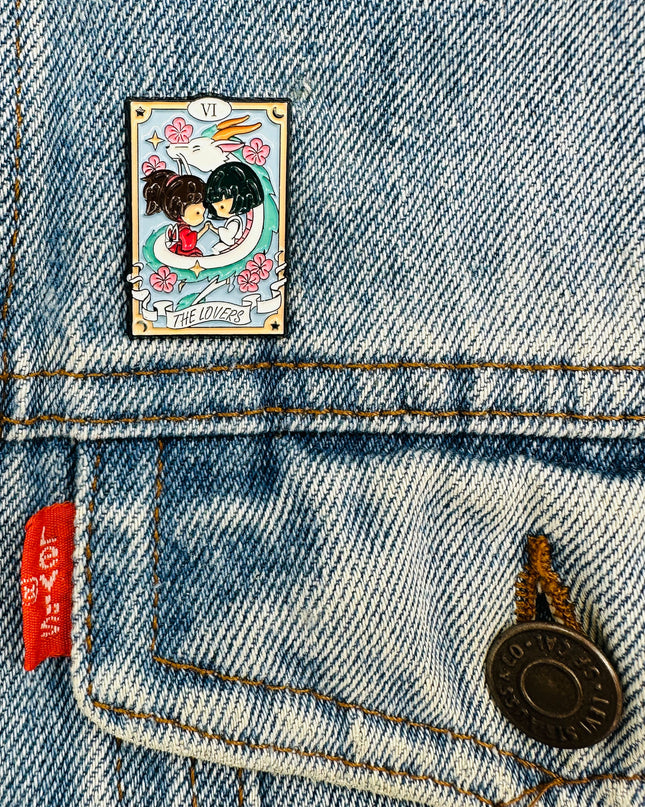 Pin de Tarot Manga - Accesorio de Amantes