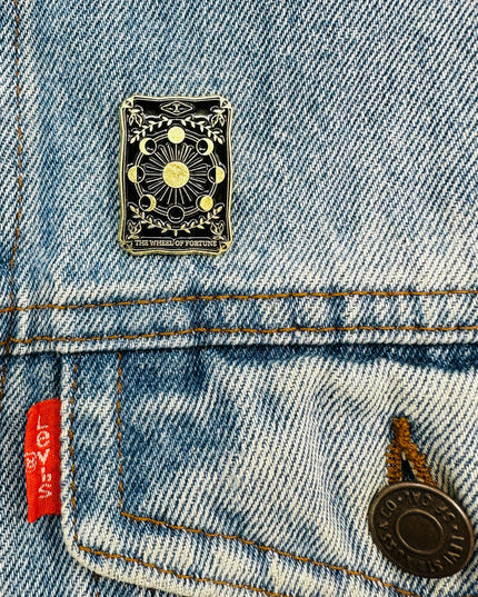 Brooch - Dark Tarot | Wheel of Fortune | Accessories