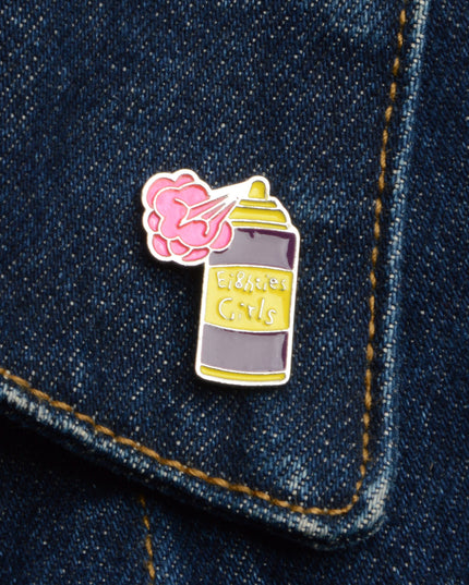 Eighties Girls Hair Clip Badge