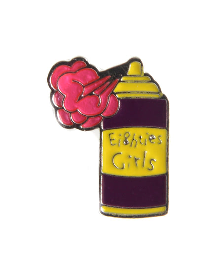 Eighties Girls Hair Clip Badge