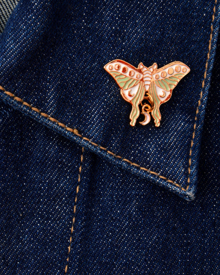 Elegant Night Butterfly Pin