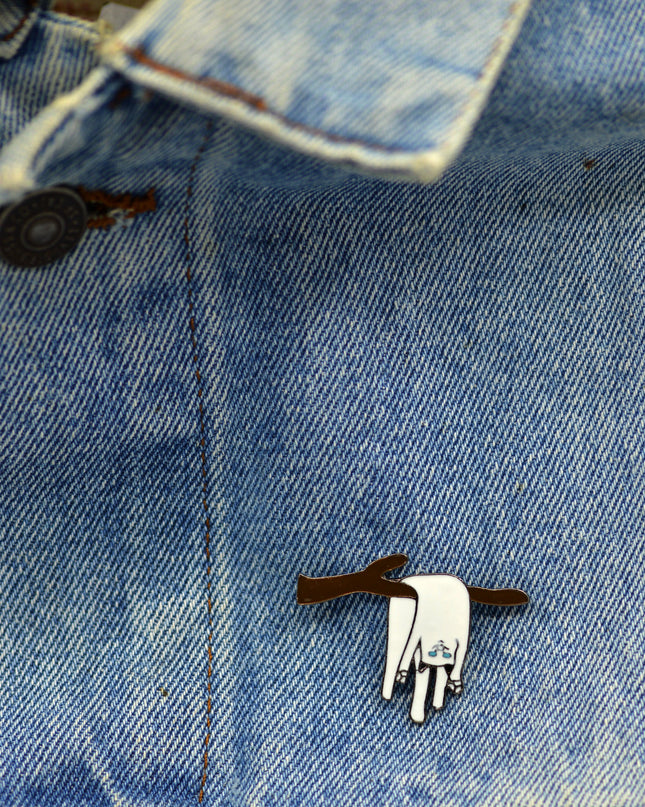 Smeltende Kat Broche