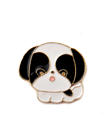 Fluffy Dog Pin for Valentine's Day
