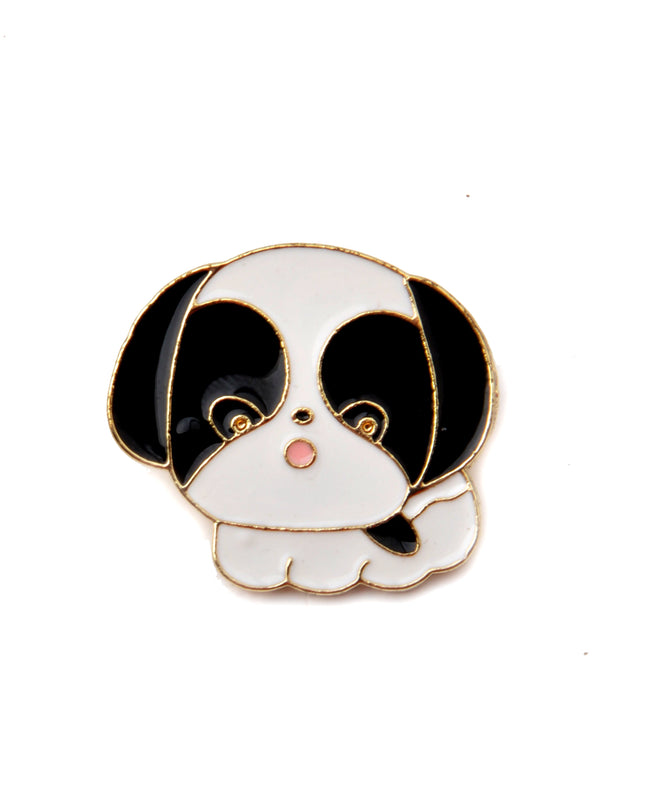 Fluffy Dog Pin for Valentine's Day