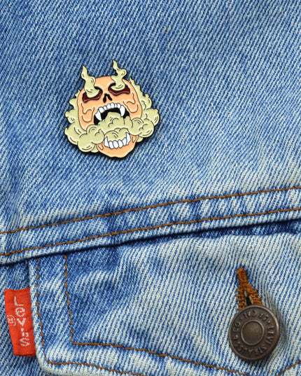 Smoking Skull Pin - Limited Edition Accessory