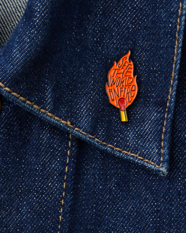 Pin - Matchstick Fun Accessory for Everyone