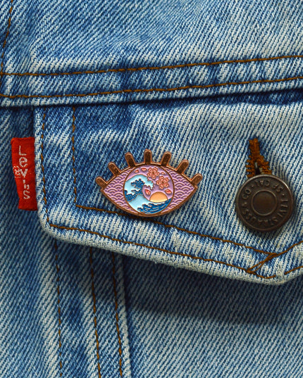 Pin Diseño Ojo Hokusai