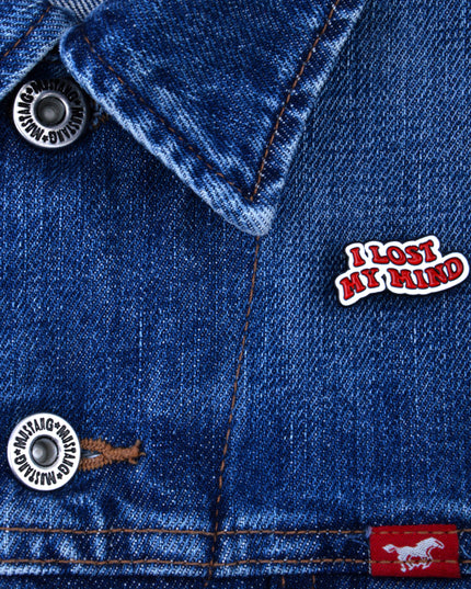 Lost My Mind Badge - Fun and Quirky Accessory