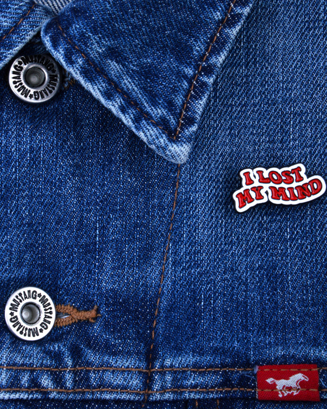 Lost My Mind Badge - Fun and Quirky Accessory