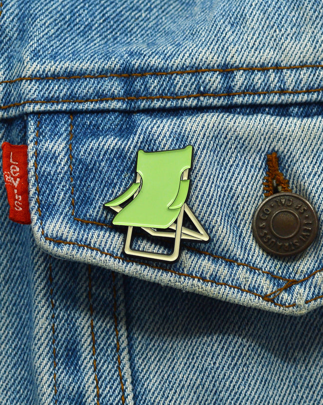 Garden Chair Pin Badge