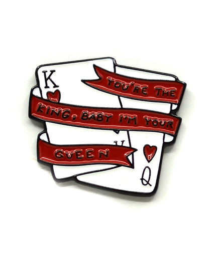 King and Queen Halloween Pin