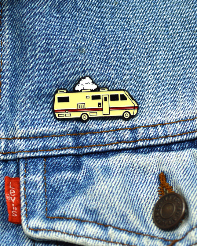 Camper emalje-pin
