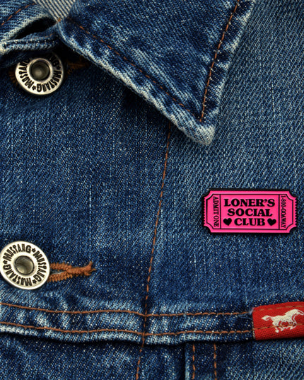 Loner's Social Club Pin