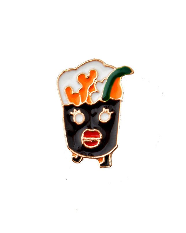 Miss Hot Drink Emalje Pin