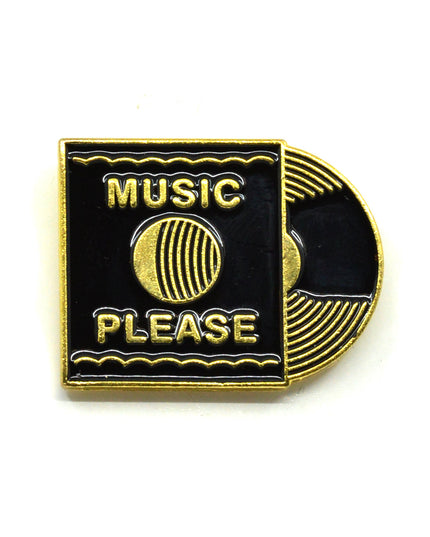Music Please Enamel Pin