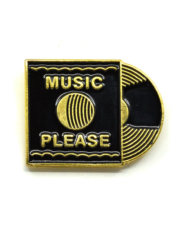 Pin de esmalte Música Por Favor