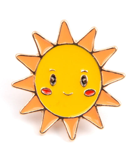 Kitűző - Accesorio Brillante Sol para Cualquier Ocasión