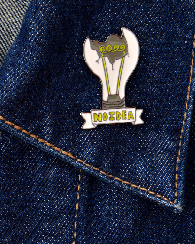 Humoristisk No Idea Pin