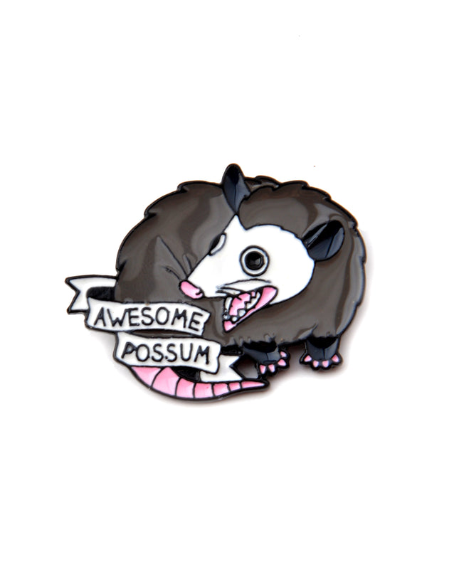 Opossum Brooch - Unique Animal Design