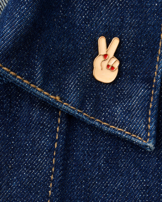 Peace II Emalje Pin