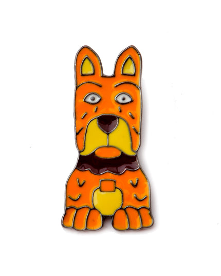 Yellow Dog Enamel Pin