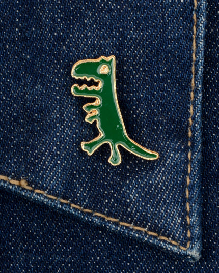 Dino Pin Badge