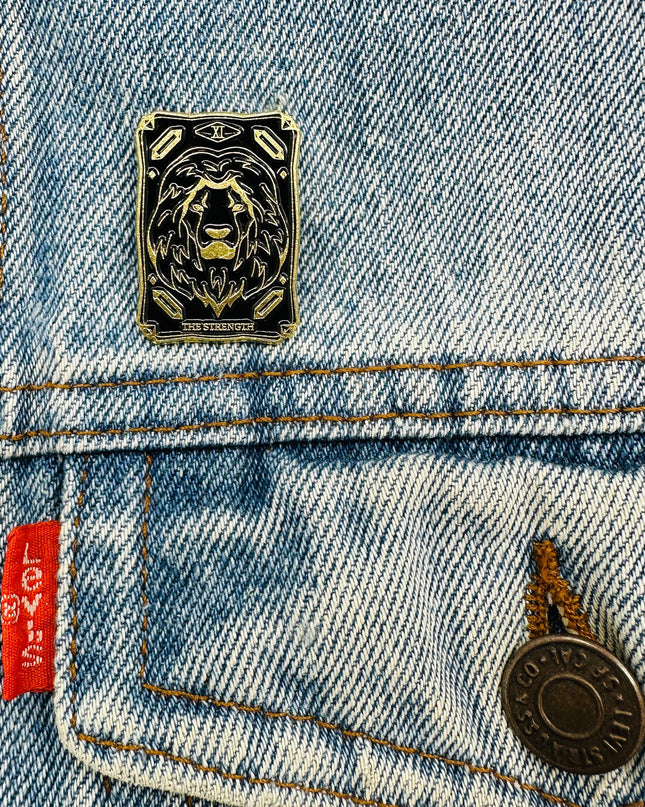 Dark Tarot Strength Brooch