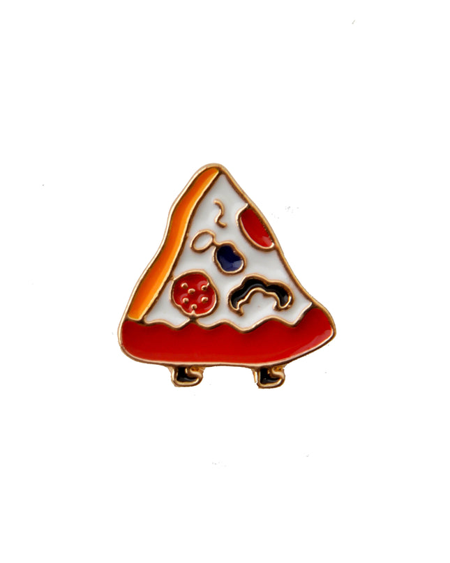 Running Pizza Emalje Pin