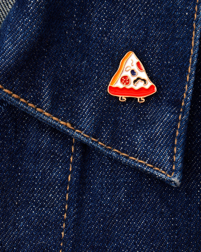 Running Pizza Emalje Pin