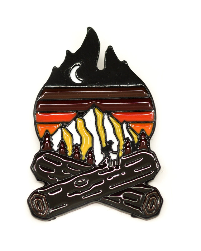 Brooch - Campfire Design