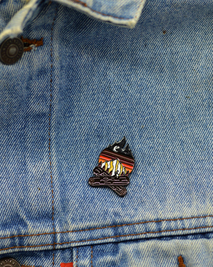 Brooch - Campfire Design