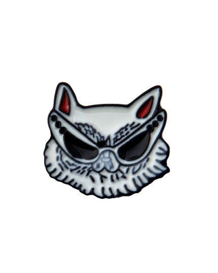 Terminator Cat Brooch - Unique Sci-Fi Design