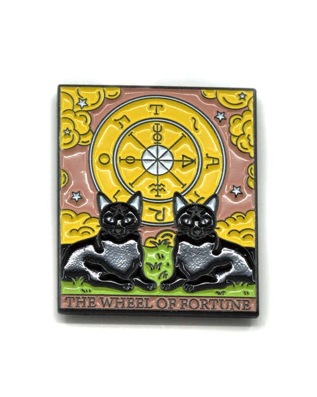 Pin de Tarot de Gato - Accesorio Rueda de la Fortuna