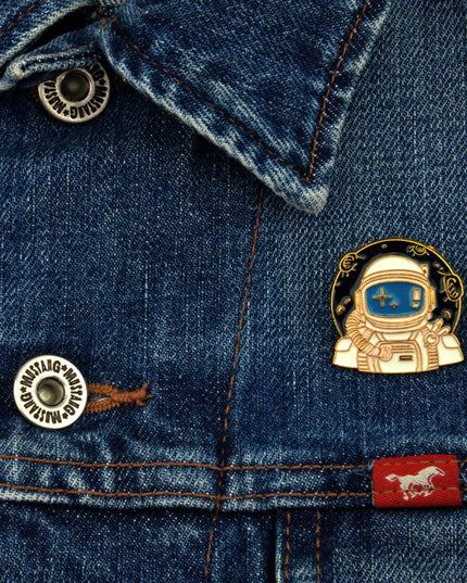 Space Helmet Easter Pin